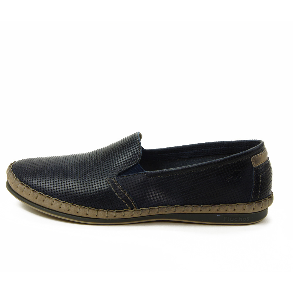 Fluchos mod. 8674 zapato casual para hombre en piel natural, sin cordones
