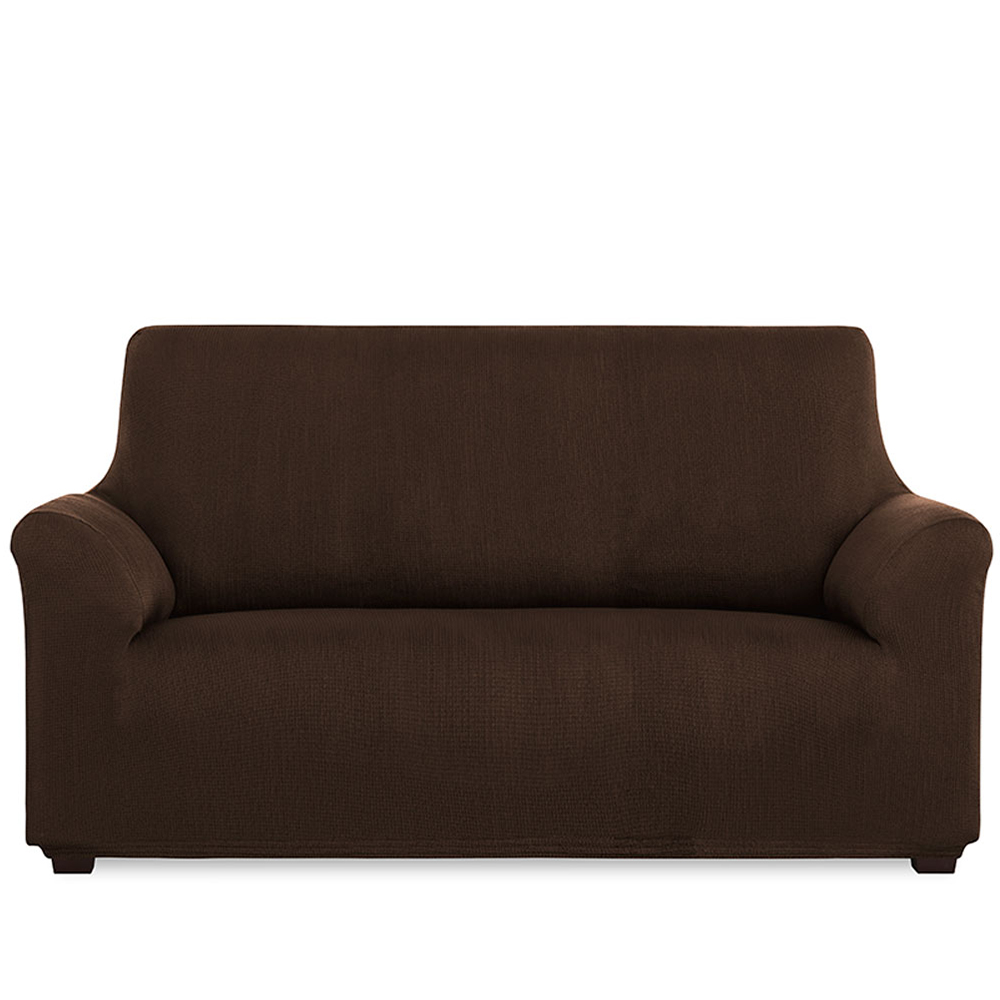 NORDIC HOME Funda de Sillón Elástica Inka – Color Marrón