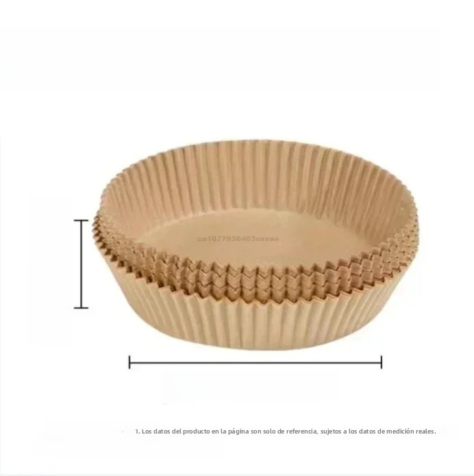 TK Papel De Cocina Para Air Fryer Descartable Cuadrado Redondo No Adherente Para Barbacoa Y Horno Absorbe Grasa Herramienta De Cocina