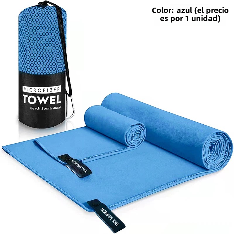OmHome Toalla Deportiva Secado Rápido 40x80/76x152CM Azul Gris Verde Naranja Para Natación Gimnasio Camping Correr Playa Toalla De Lavado