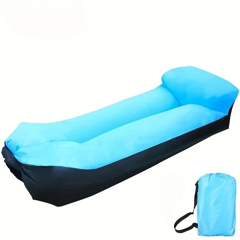 TK Sofá Inflable Portátil Con Cojín Para Camping Playa Y Festivales Material Impermeable Setup Fácil Con Bolsa