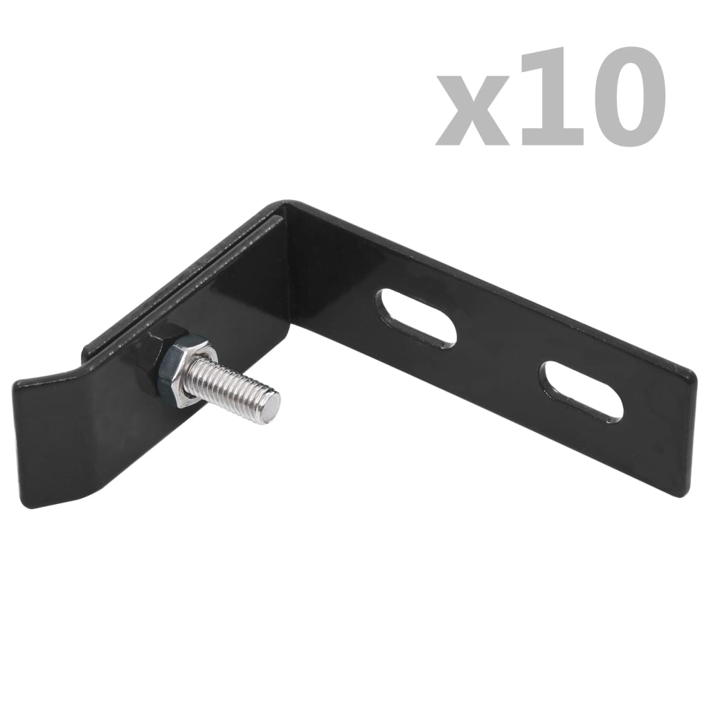 vidaXL Conector de Esquina para Pared 10 Sets Casa Bricolaje Color Antracita,  Plateado,  Verde y mas