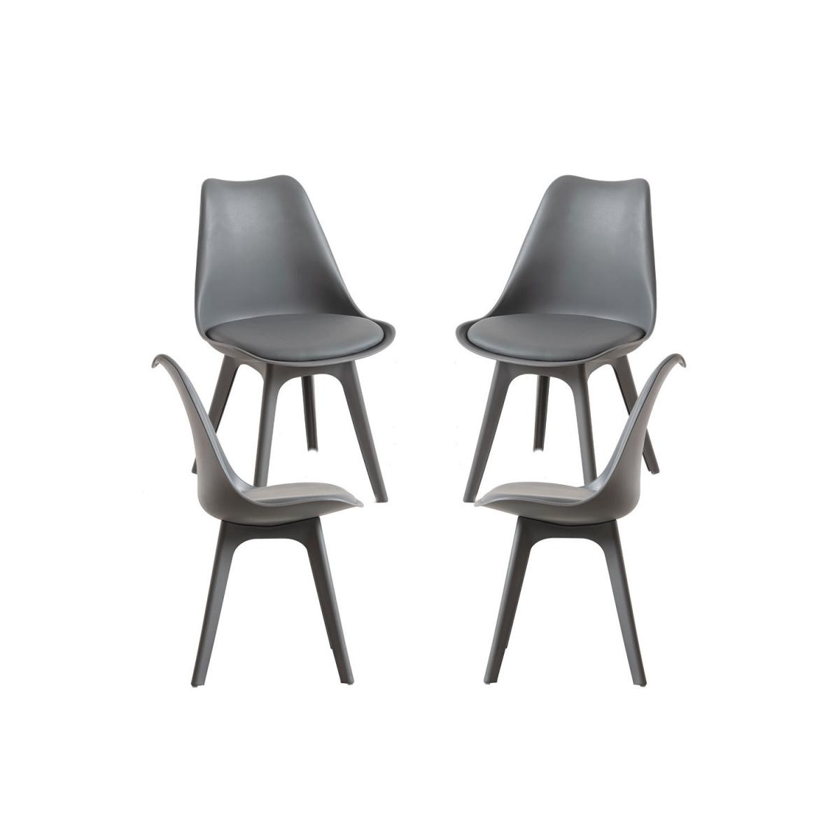 Regalos Miguel - Packs Sillas Comedor - Pack 4 Sillas Synk Suprym - Blanco