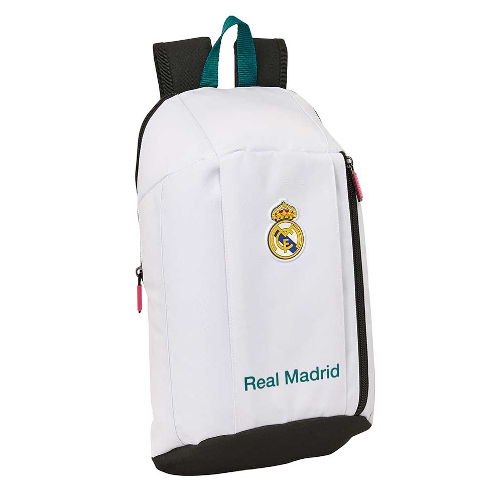SAFTA | Mochilas Escolares Real Madrid Equipación 26/27, Modelos Adaptable a Carro, con Ruedas, Guardería, Junior, Doble, Cross y Portátil 15,6″, Espalda Ergonómica Acolchada, Licencia Oficial