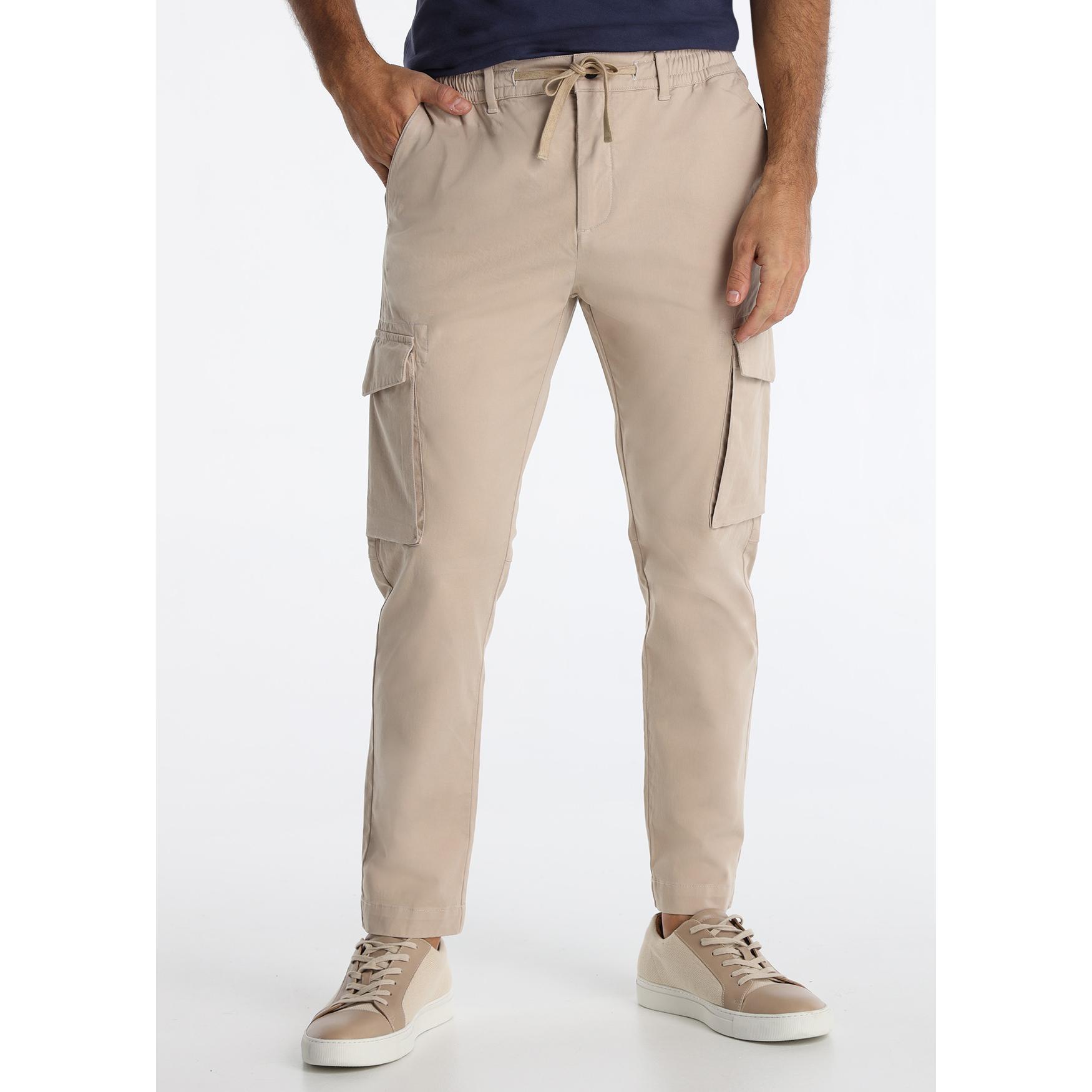 LOIS JEANS - Pantalón Cargo Slim con Cintura Elástica y Bolsillos - Tallaje en Pulgadas- Tallaje en Pulgadas