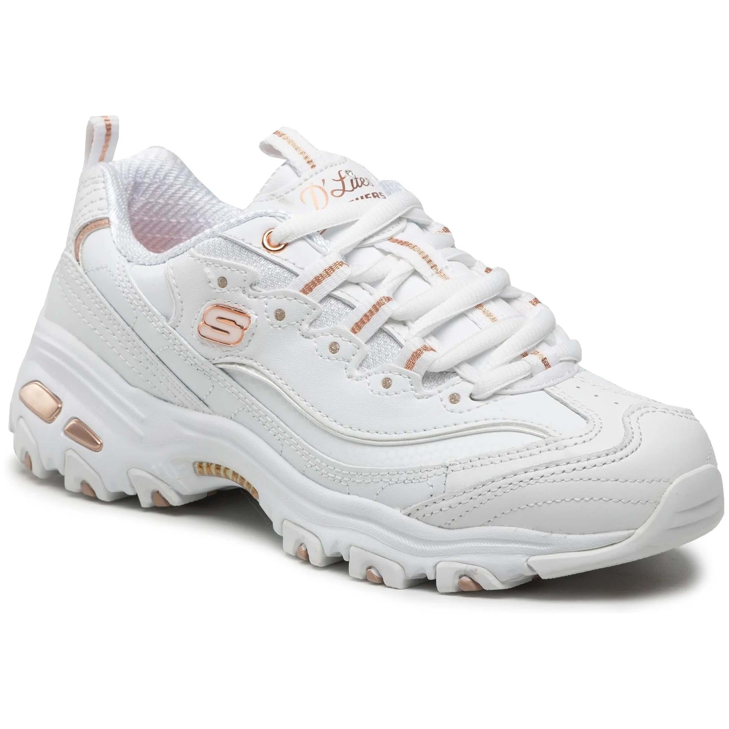 Calzado Sportswear marca Skechers modelo 11931Wtrg para mujer en color blanco