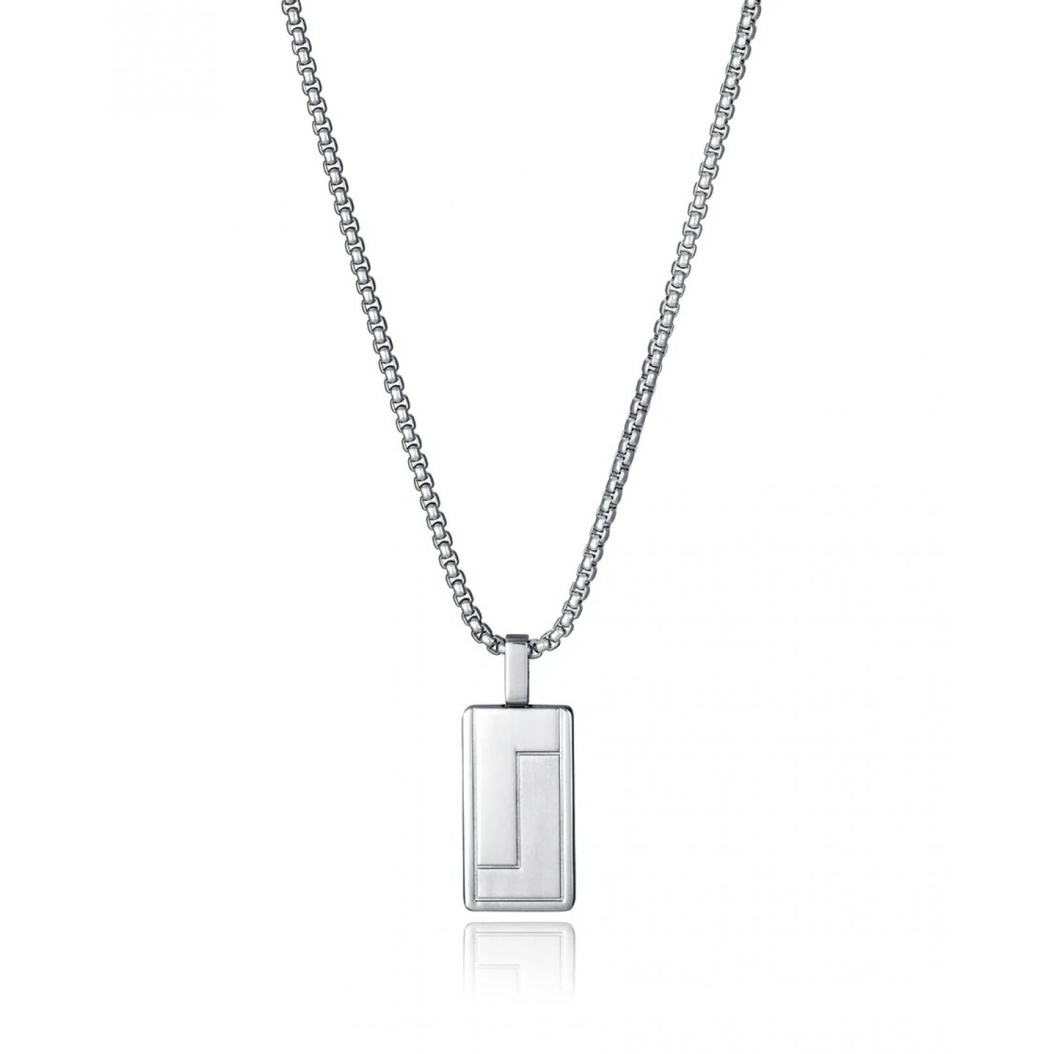 Collar Viceroy Magnum 75382C01000 acero y placa