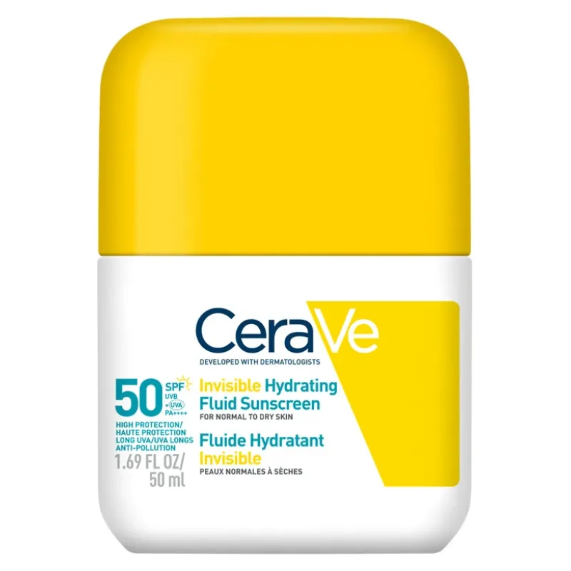CeraVe Invisible Hydrating Fluid Sunscreen SPF 50+ (50ml)