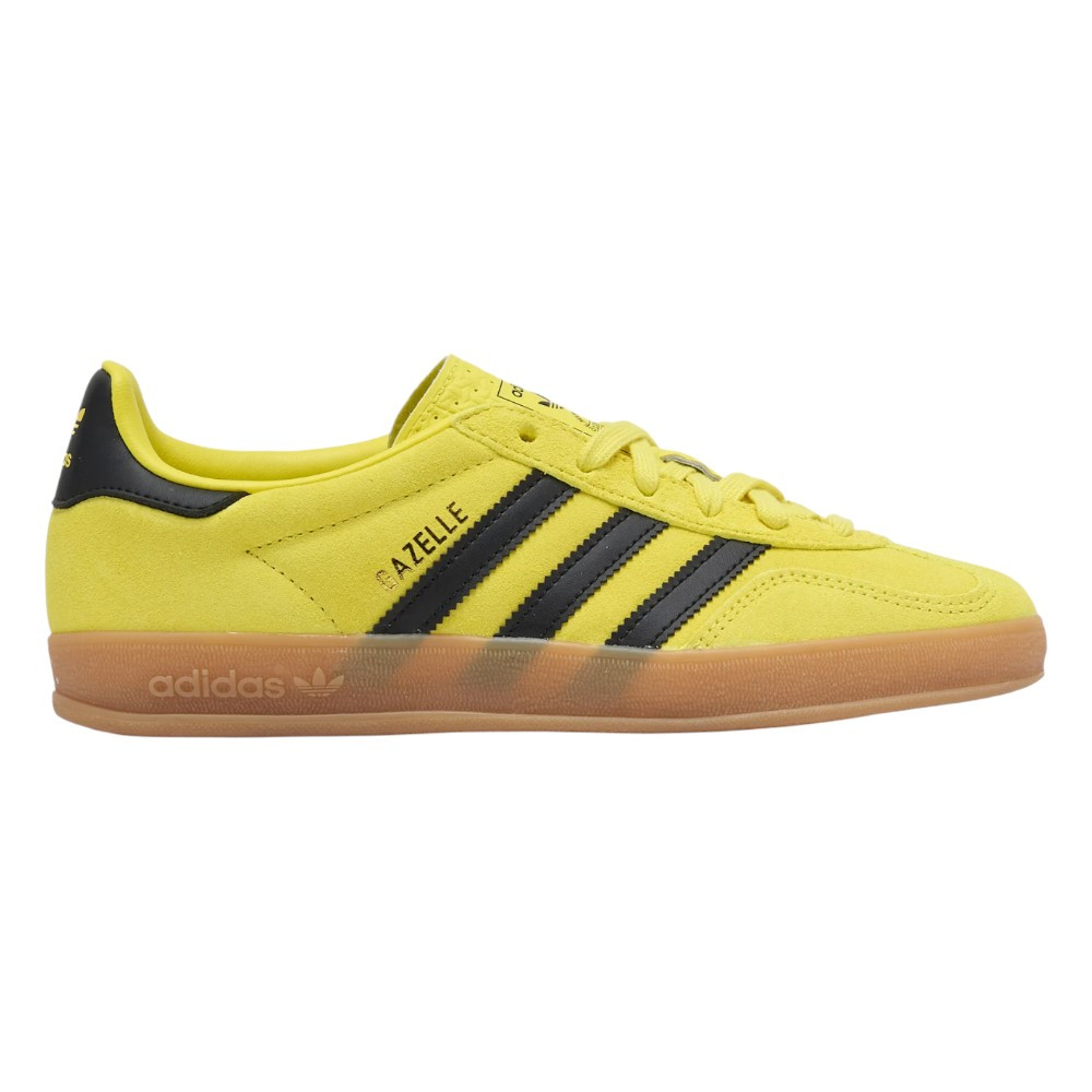 Zapatillas Adidas Gazelle Indoor Amarillo Shoyel Negro Jr6303 Casual Sneaker Hombre