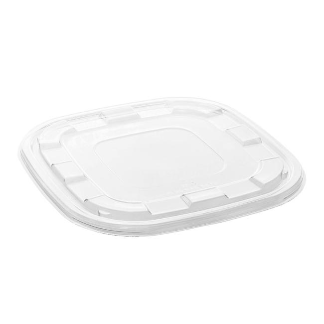 MONOUSO | Tapa Plástico PET Transparente para Bol 27x27cm (50 Uds)