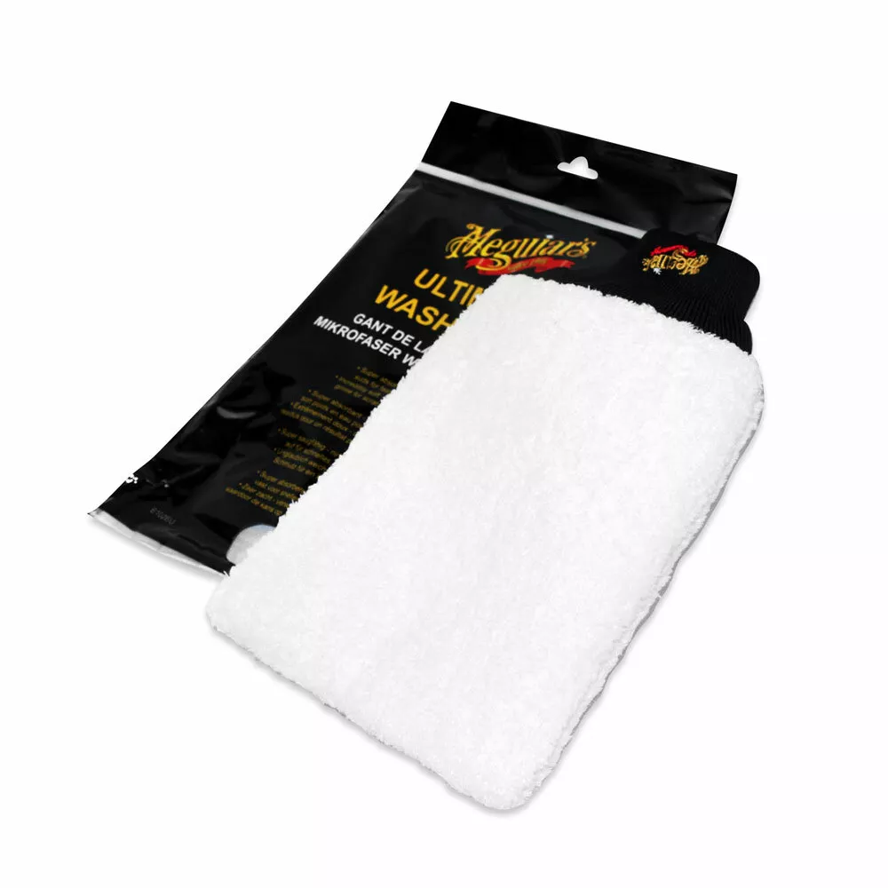 Meguiar's E102EU Microfiber Wash Mitt, guante de lavado