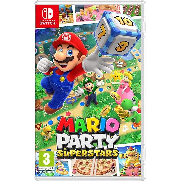 Mario Party Superstars Nintendo Switch- Juego Mario Party Superstars para Nintendo Switch, Original precintado, PAL ESPAÑA/Europa  Idioma Español