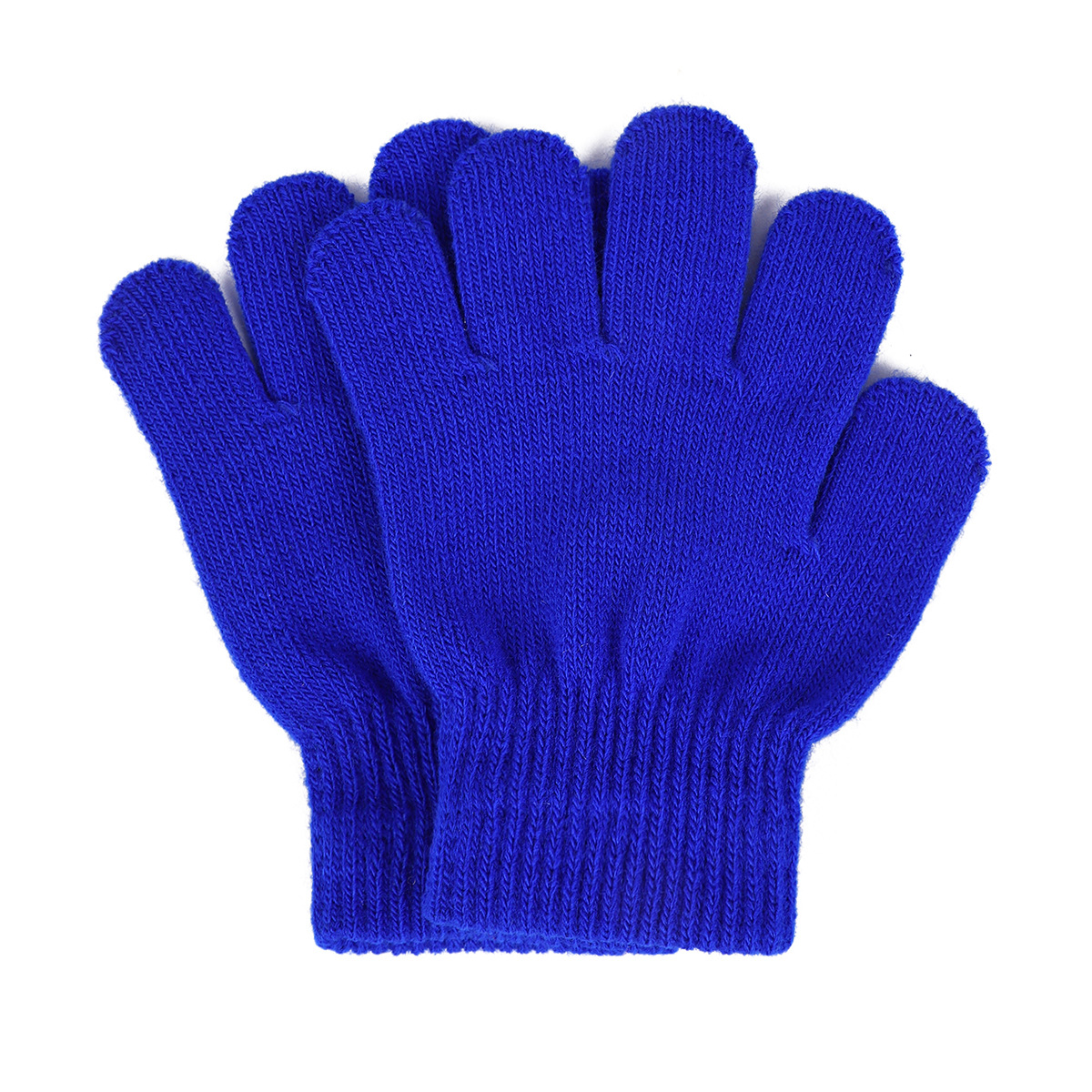 CA Guantes de punto, guantes cálidos de invierno para niños, guantes monocromáticos para adultos con pantalla táctil, guantes de ciclismo de viaje, compra uno y envía dos.
