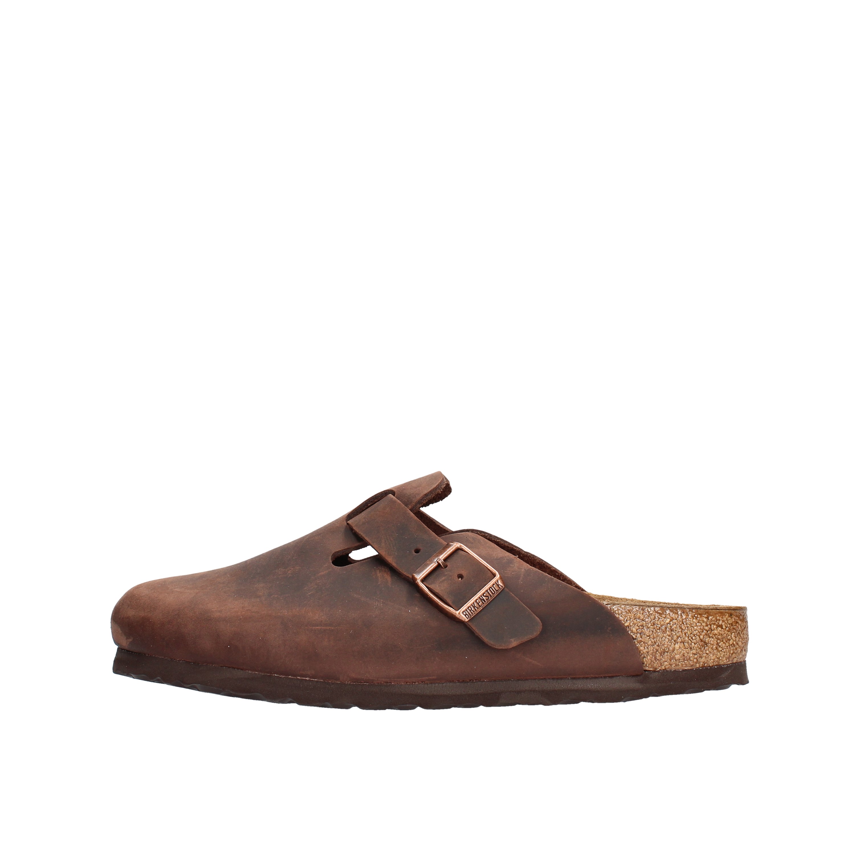 Birkenstock - Boston cuero marrón 860133
