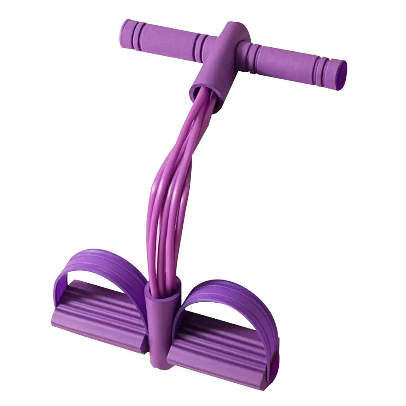 Entrenador Abdominal, Gimnasio en Casa, Equipo Entrenamiento Abdominales, Expansor Cuerpo Completo para el Hogar, 8 Tubos Cuerda Elástica Tracción Multifunción, Banda de Resistencia Pedal