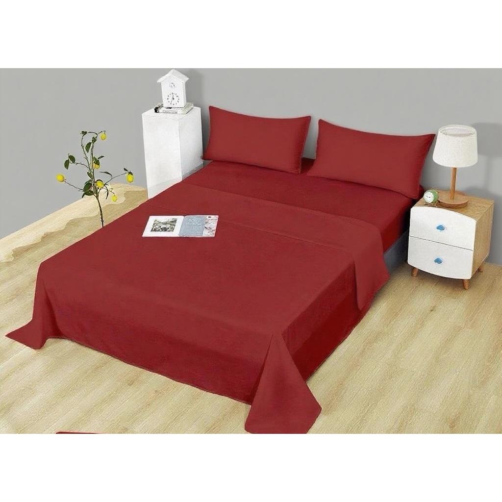 Juego de Sábanas 3 y 4 Piezas con Bajera, Encimera y Fundas de Almohada, Disponible para Camas de 90, 105, 135, 150 y 180 cm