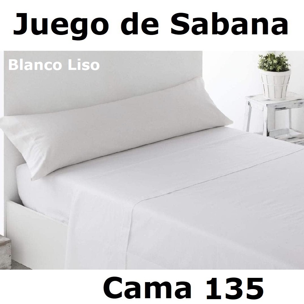Juego Sábanas para Cama De 135, 3 Piezas ,Sábana Bajera, Encimera, Funda de Almohada,microfibra 100% poliester,Dosantex,fespu