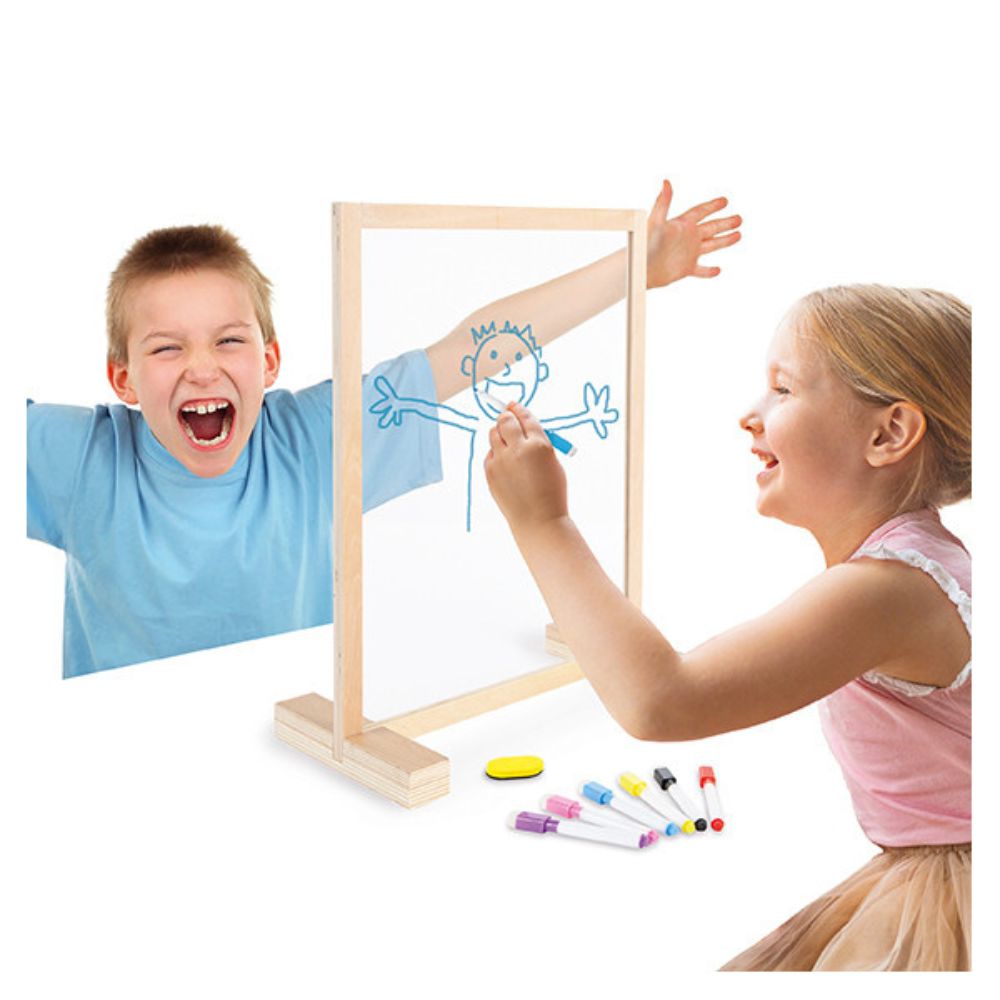 Ventana mágica para dibujar y escribir