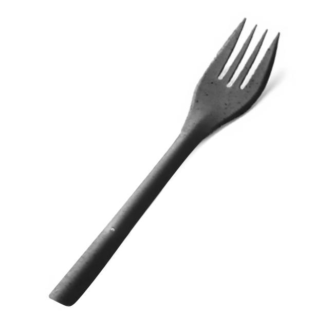 MONOUSO | Tenedor Reutilizable PP Negro 17,5cm (1.000 Uds)