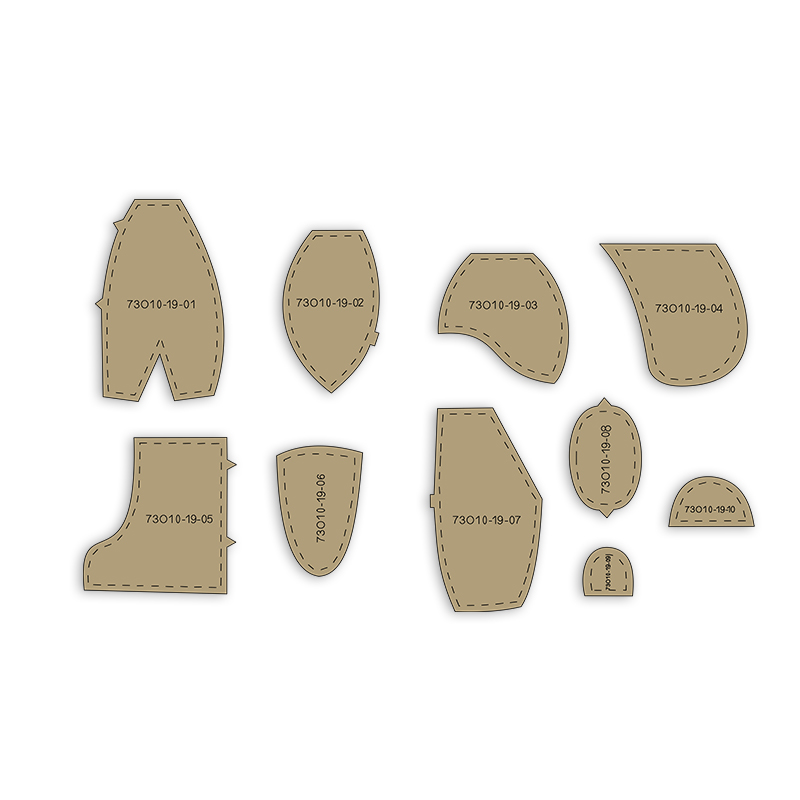 TK YOMDID Kit De Manualidades 10pcs Plantillas De Oso De Memoria Para Costura Y Decoración Herramienta Creativa Para DIY