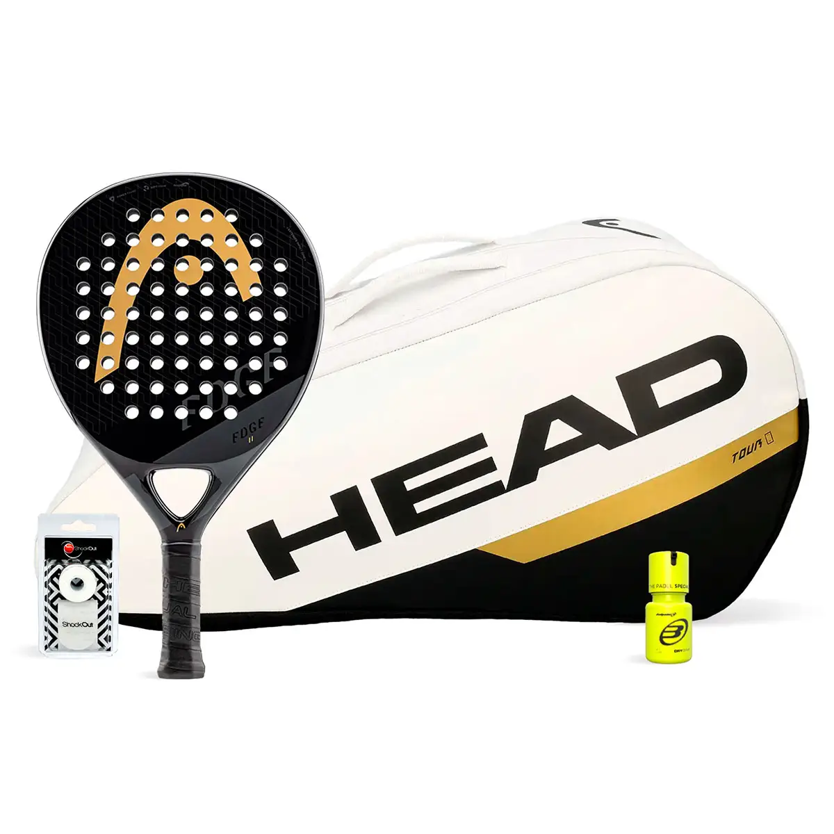 Pack Head Edge 2 Black Paletero Tour Edge Pro Dry Grip