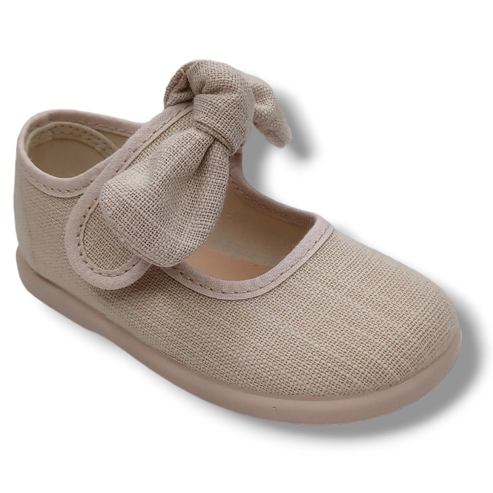 Batilas Merceditas Lino Niña 106/144 ARENA calzado niños Batilas Summer ROYALE CORDONETS