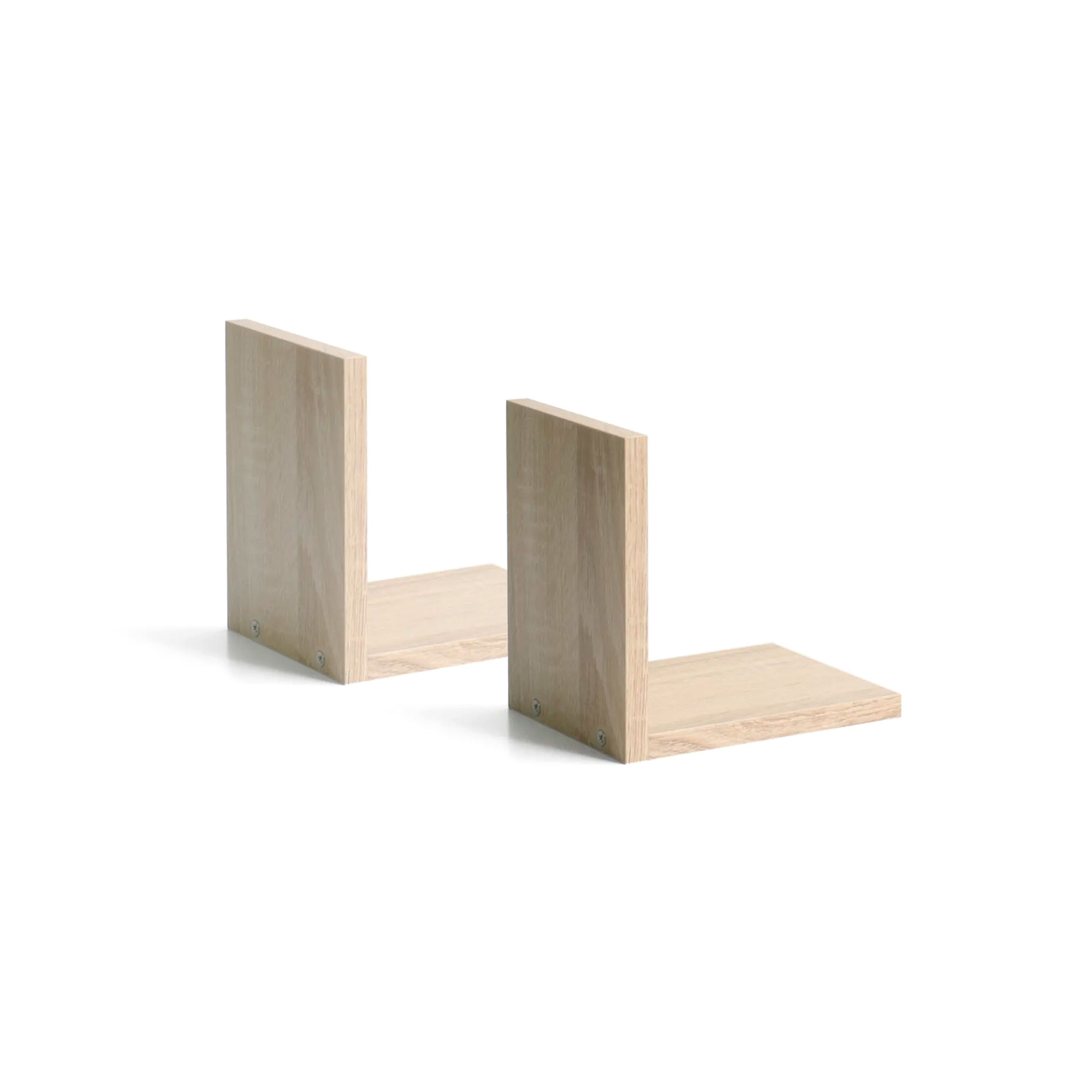 THE SECRET HOME - Pack de 2 o 3 Baldas Flotantes de Pared en L 15 x 12 x 15 cm - Estantes de Madera Decorativos para Salón, Dormitorio y Cocina - 3 Colores