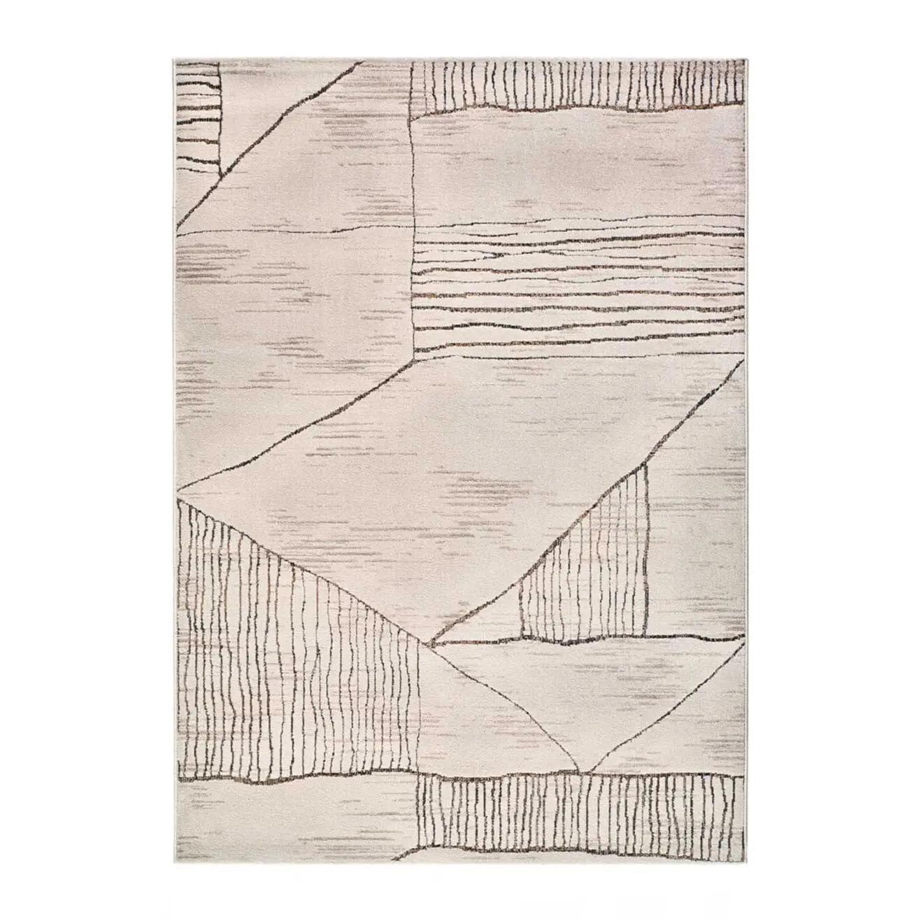 Alfombra interior  de estilo étnico en crema - CERES 54003 | 80x120, 133x190, 160x235, 200x285 cm