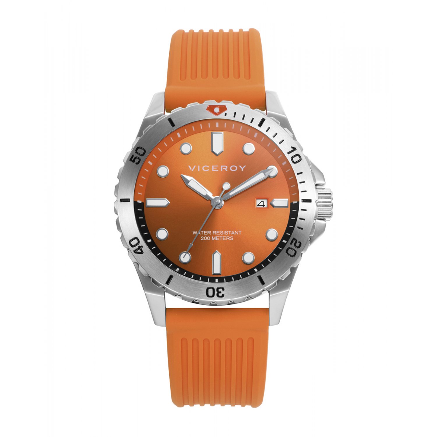 Reloj Viceroy Heat 401367-97 hombre acero naranja