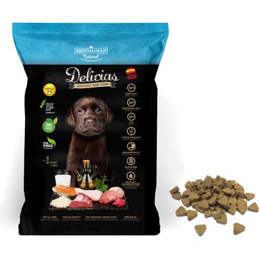 Mediterranean Natural Delicias Cachorros (Perros , Comida , Pienso) - 800 GR