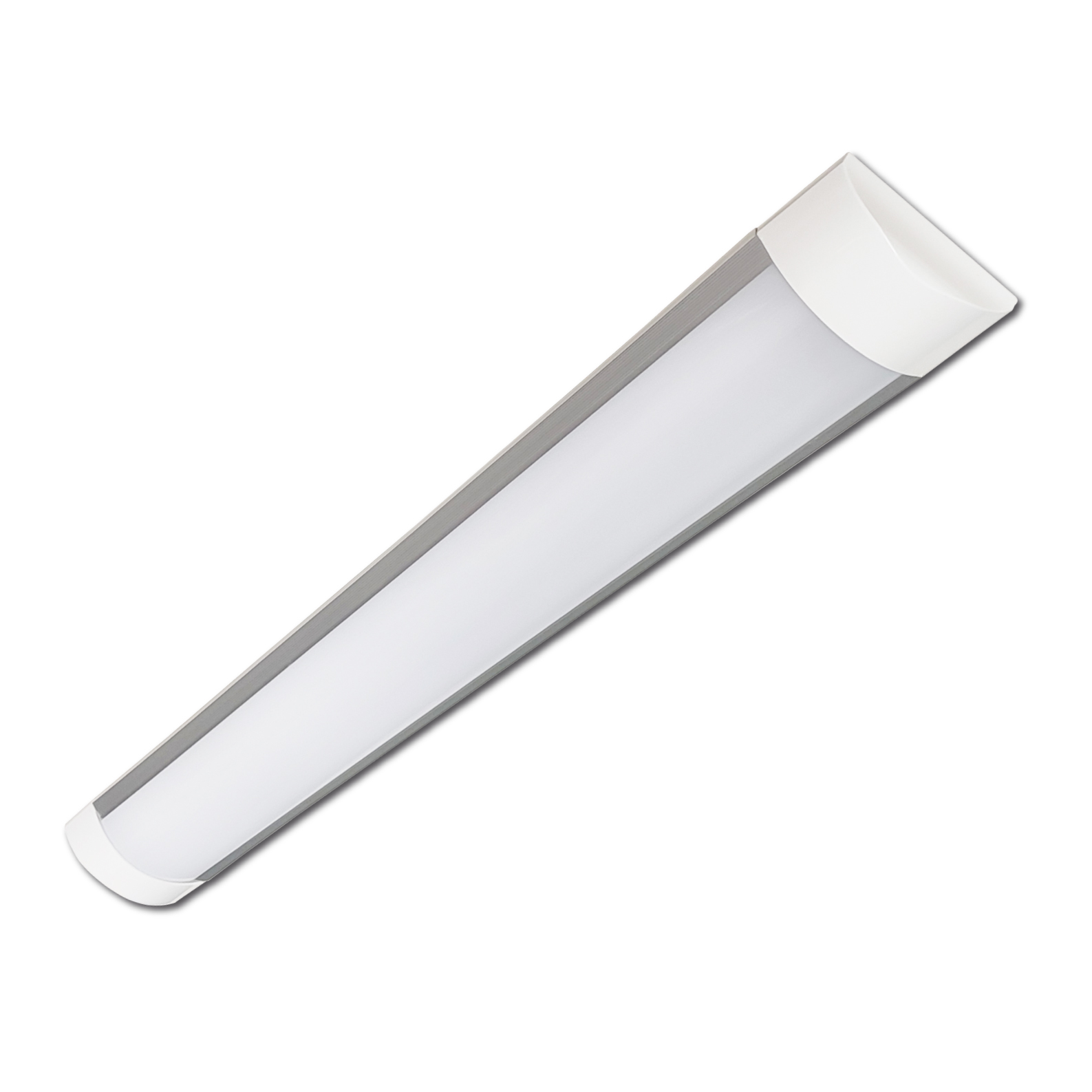 LED ATOMANT Pantalla LED Slim 60 cm 20W 2000 lúmenes, CCT (Selector de Color Blanco Calido, Neutro y Frio), montaje en superficie, ideal para techos de cocinas, pasillos, trasteros, oficinas o garajes, diseño lineal moderno y compacto, fácil instalación