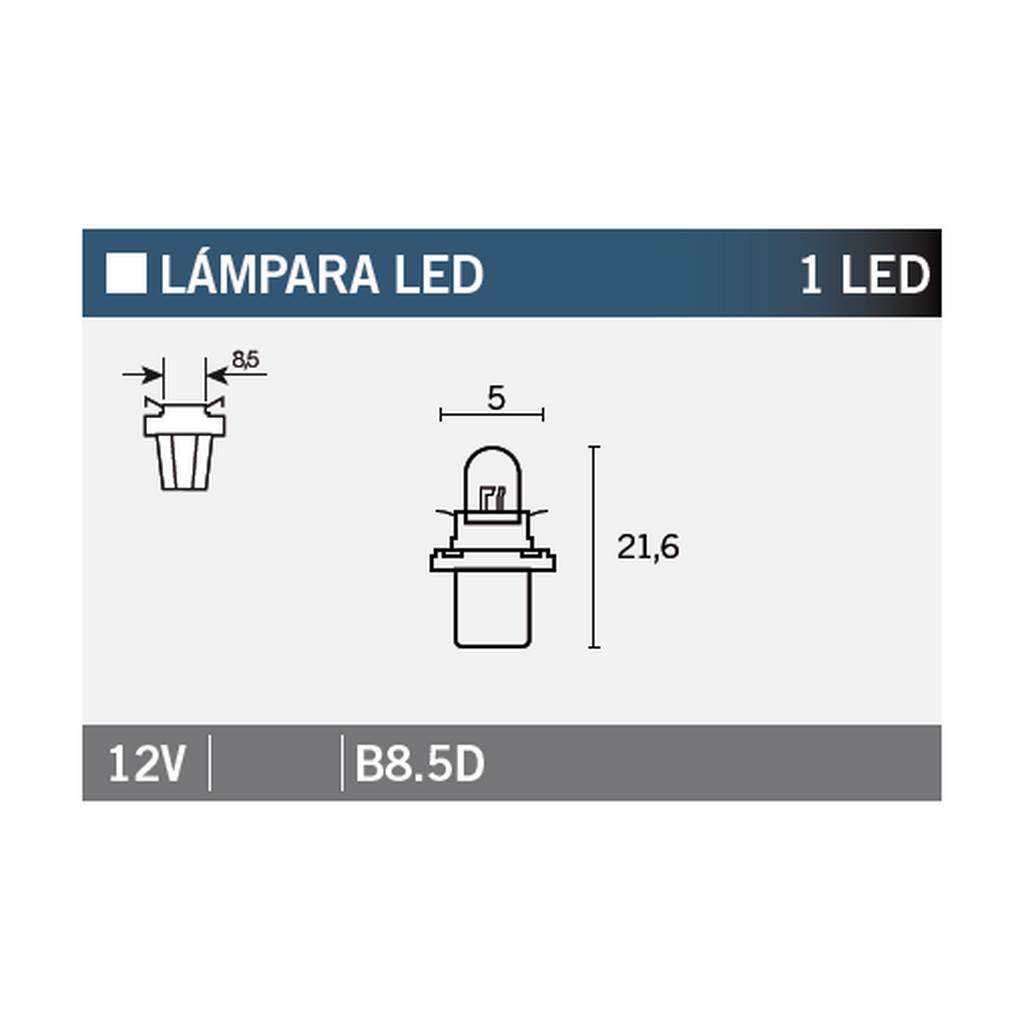 Lámpara Bombilla 1Led B8 5D 14658