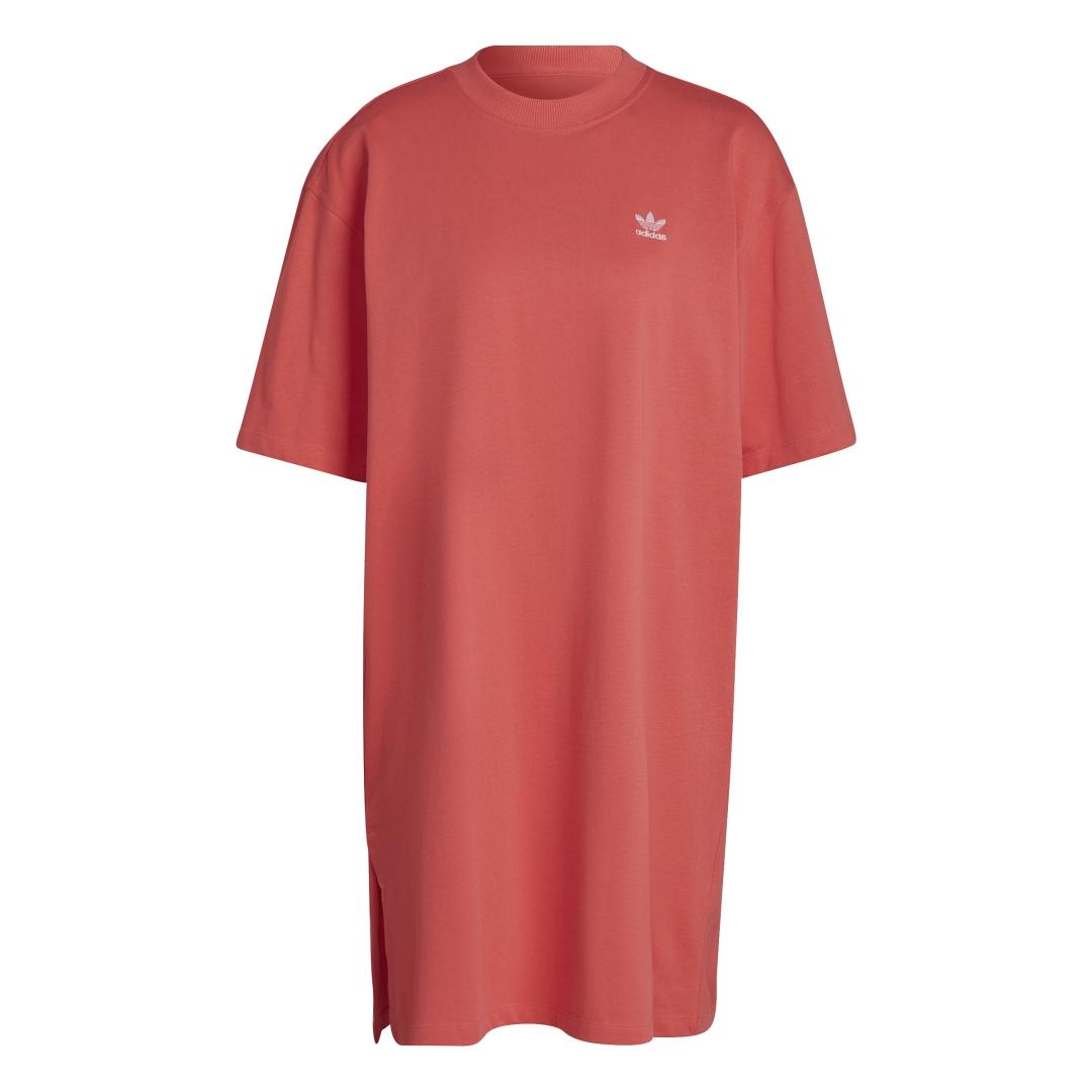 Adidas Vestido Mujer Tee Dress Coral Cómodo Deportivo Moderno
