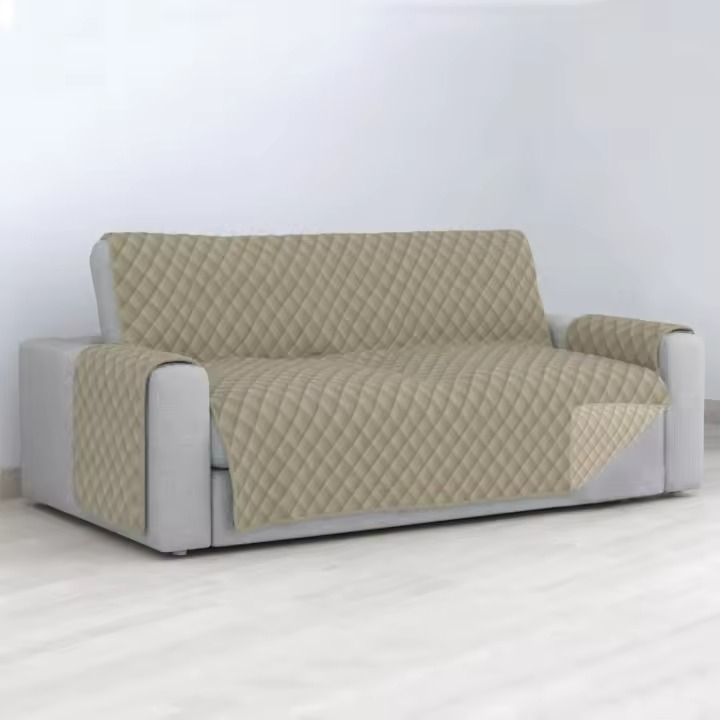 Om Home Funda de Sofá Reversible, Cubre Sofá, Protector para Sofás Acolchado, Funda con Reposabrazos . Variedad de Medidas y Colores