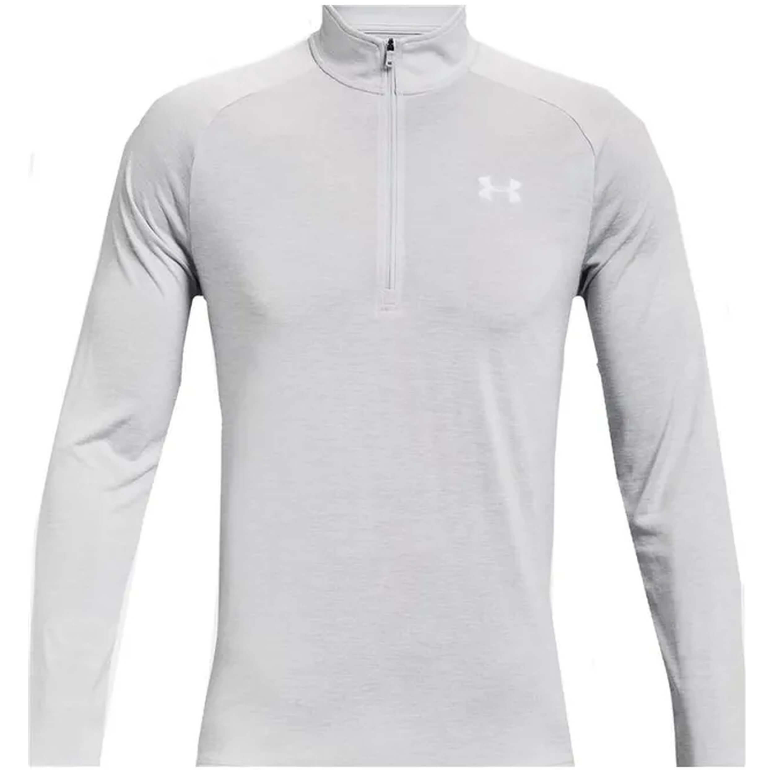 Camiseta Under Armour Tech 2.0 1/2 Zip Hombre Blanco