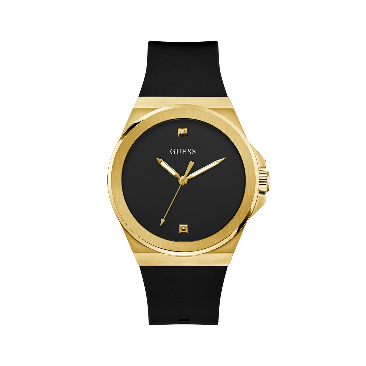 Reloj GUESS Hombre Vinyl GW0790G1 - Acero con correa de silicona