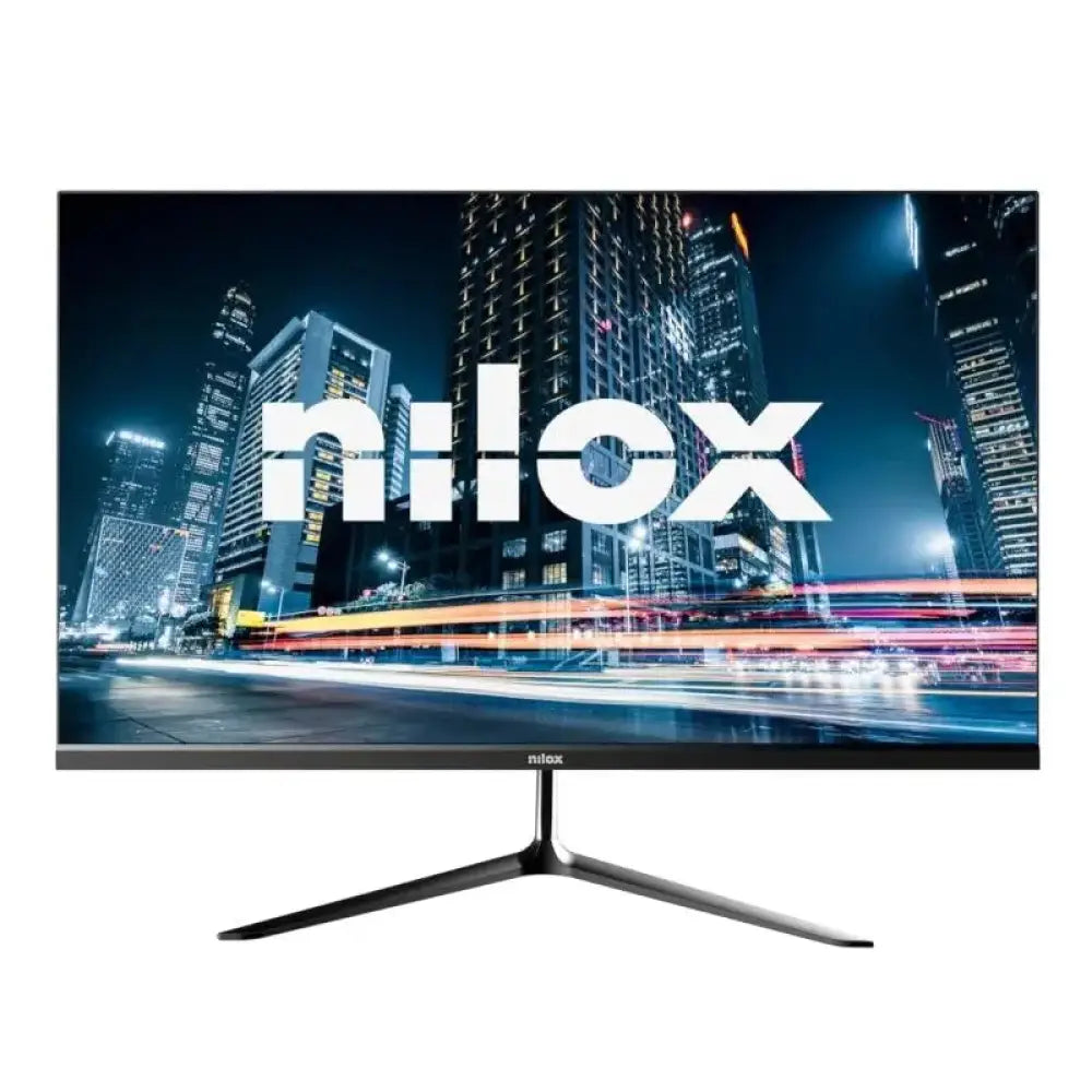 Nilox - Monitor 24 pulgadas NXM24FHD1203 con panel VA Full HD 1920x1080, frecuencia de actualización de 120 Hz y tecnología Low Blue Light para gaming y uso diario