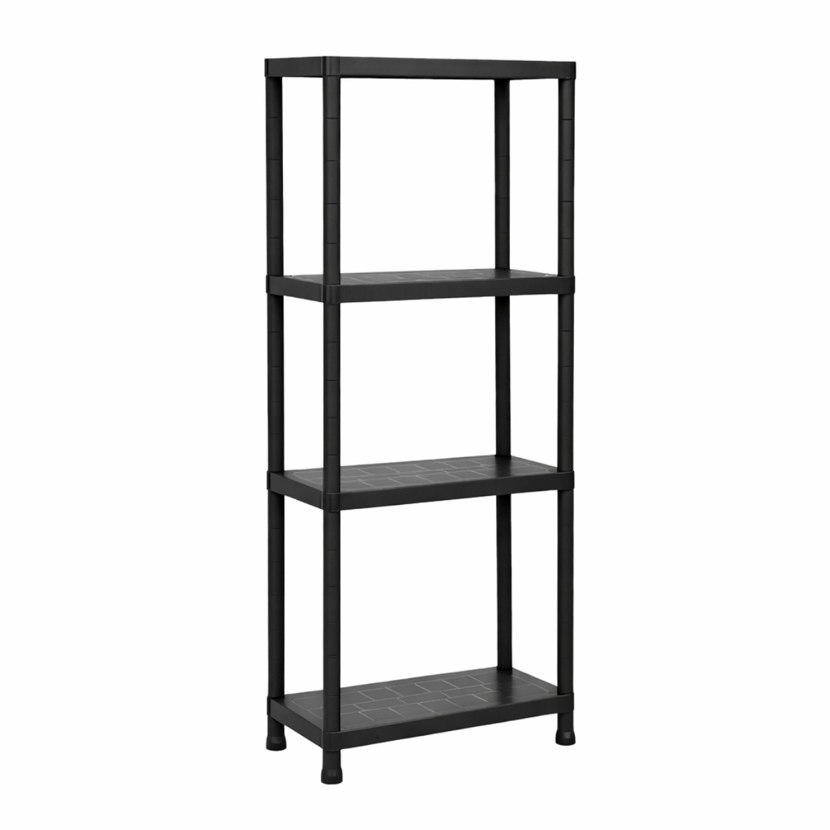 ZYLX SHOPPING - Estantería Plástica Multiusos 3, 4 o 5 Niveles 60×30 cm – Estantería de Almacenaje Resistente para Baño, Cocina, Garaje u Hogar