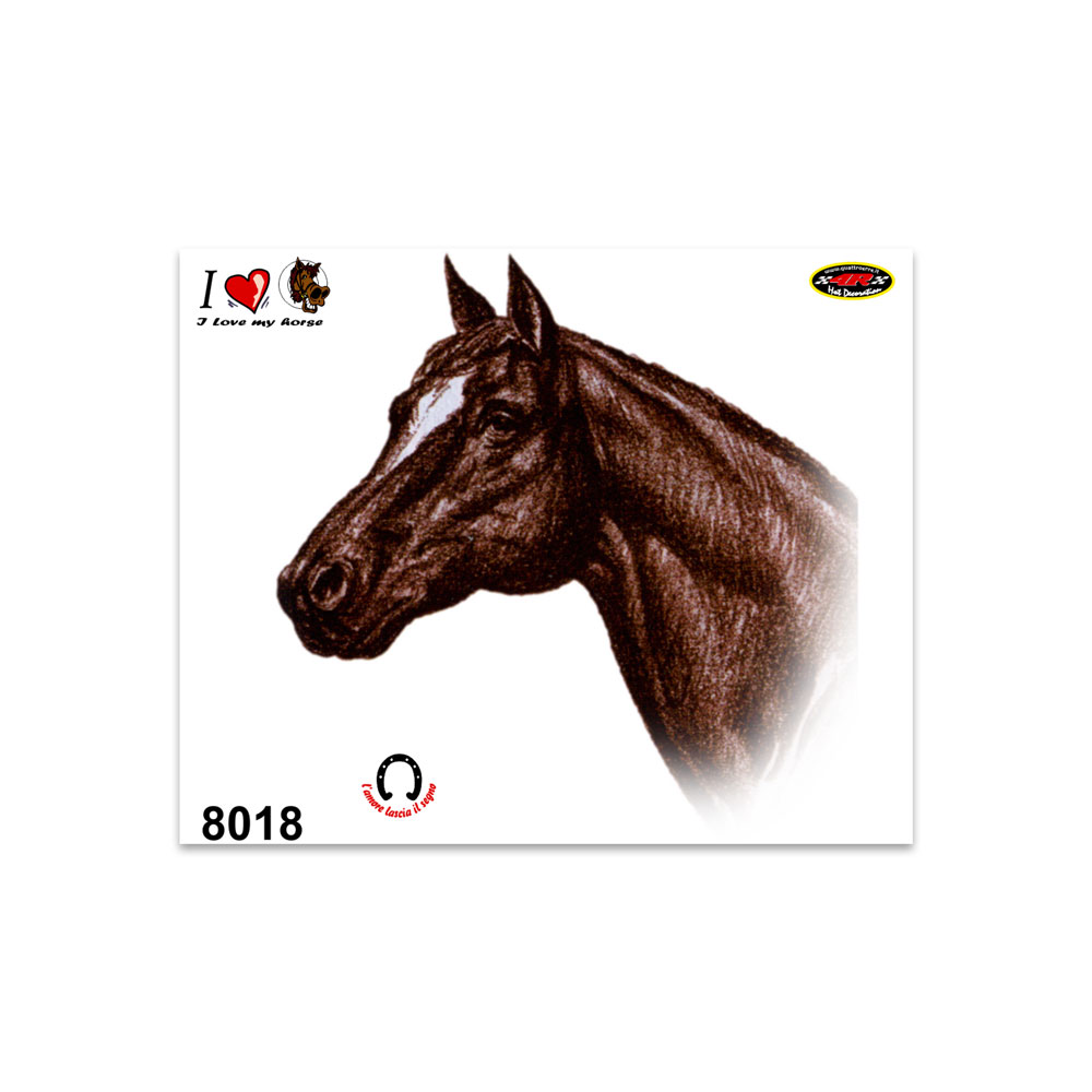 Pegatinas Caballo 14x16 cm