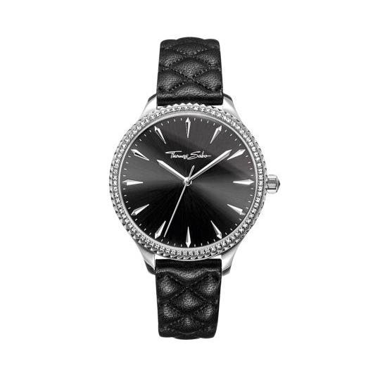 Thomas Sabo Reloj Mujer Analogico Cuarzo con Correa de Cuero WA0322-221-203-38MM
