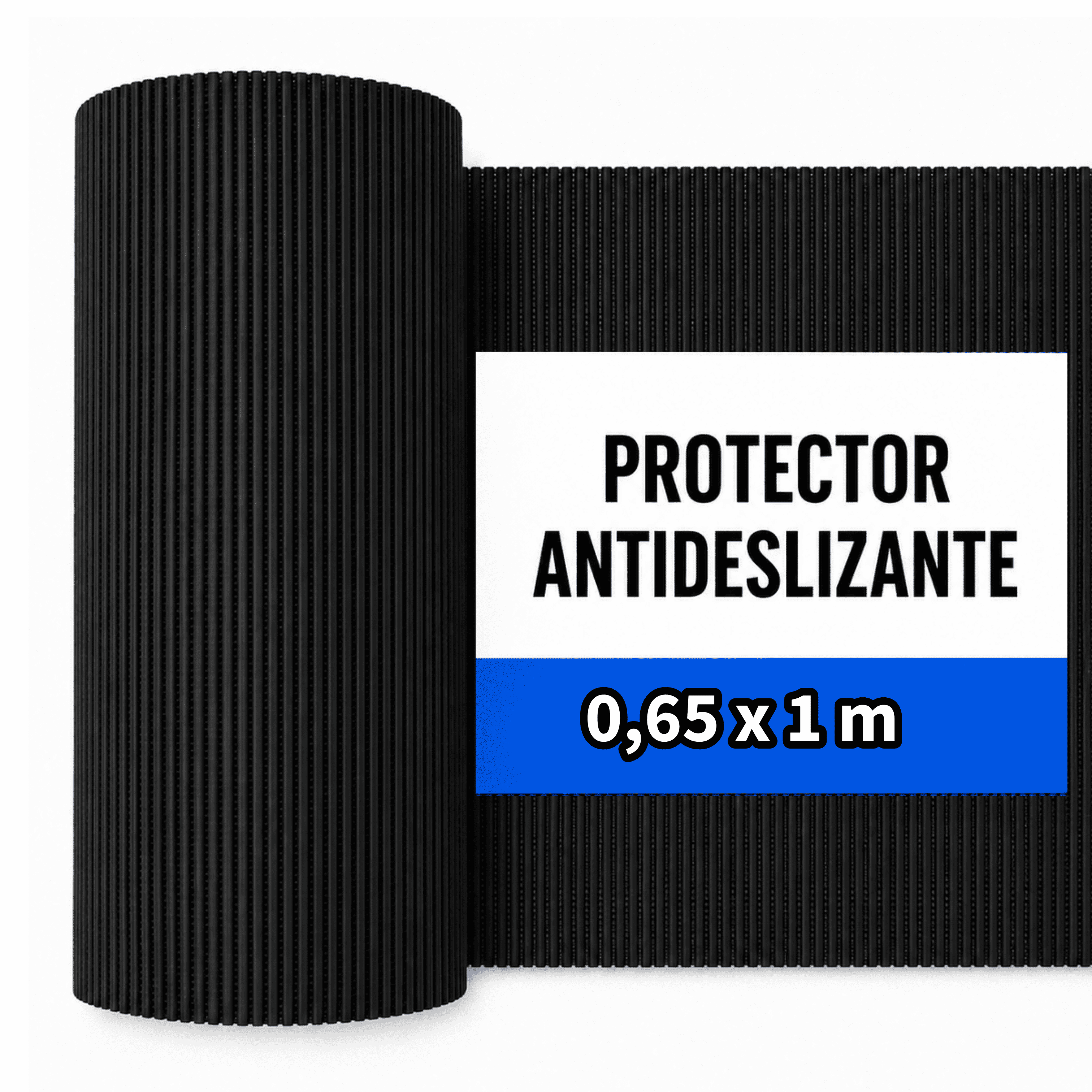 Protector Antideslizante Negro para Cajones y Armarios 65 cm Ancho | Rollo Cortable a Medida para Cocina, Nevera, Fregadero y Estanterías | Alfombrilla Protectora Fácil de Limpiar