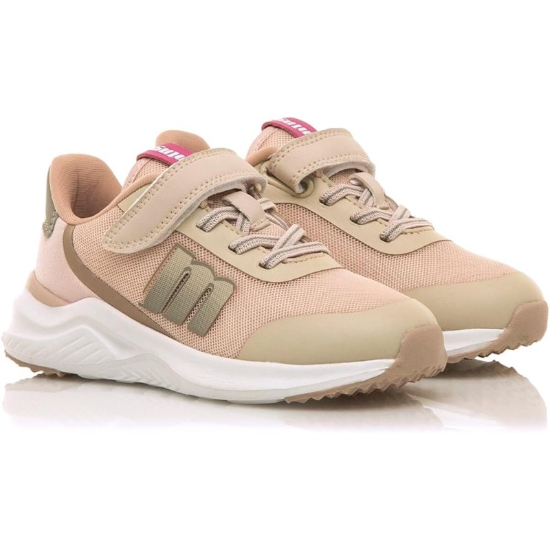 Mustang - Deportiva para Niña - Nude con Detalles Beige - Cómoda y Versátil