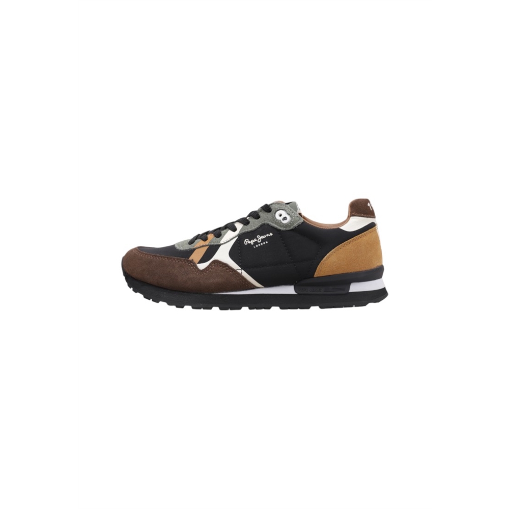 Pepe Jeans BRIT PRINTS M Deportivas Planas Hombre Marrón