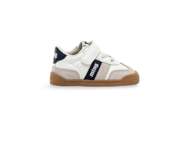 MUSTANG ZAPATILLA FREE BAREFOOT CON VELCRO BLANCO-AZUL 49060FA