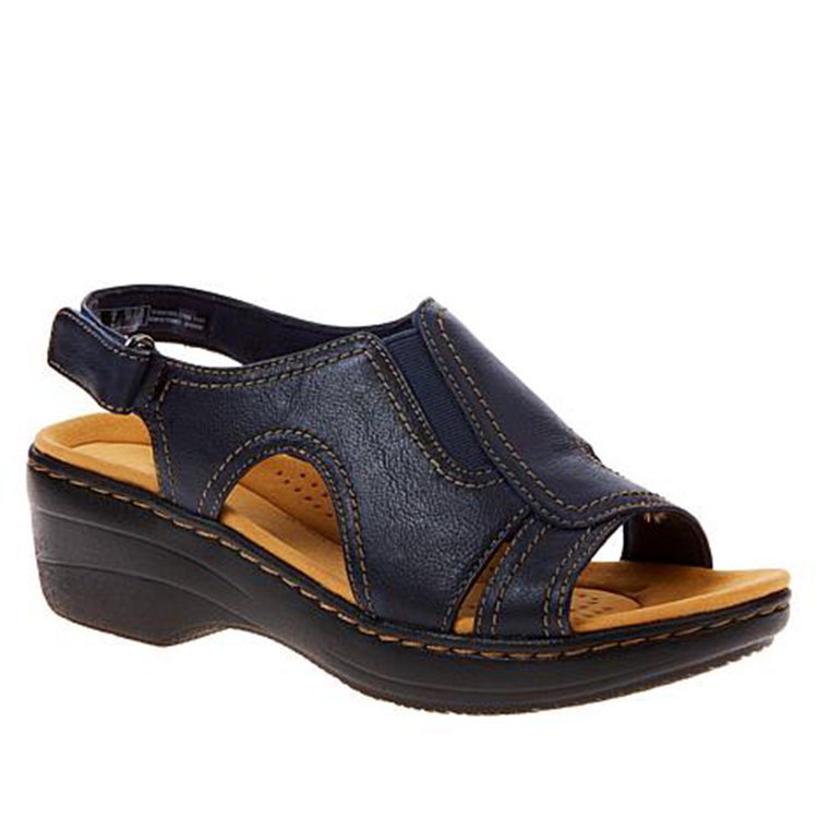 TK Sandalias de Suela Gruesa with Tacón de cuña de gran tamaño para Mujer, Nueva sandalias casuales de Verano with Velcro y Boca de Pez para Mujer.