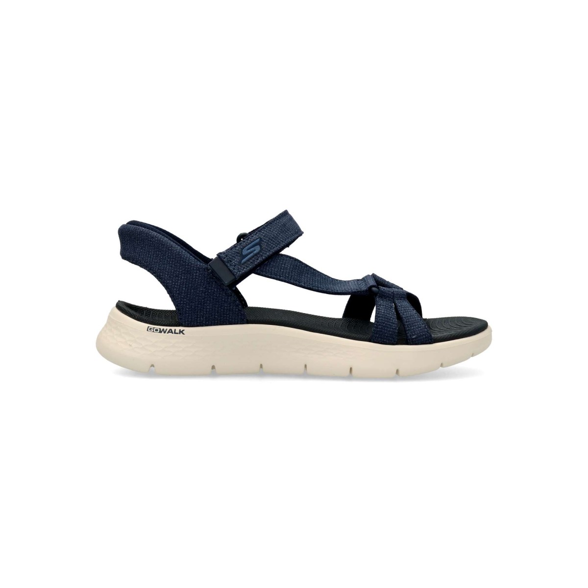Skechers - Sandalias de mujer GO WALK Flex Sandal Illuminate con sistema Heel Pillow™, plantilla Goga Mat® y amortiguación ULTRA GO®