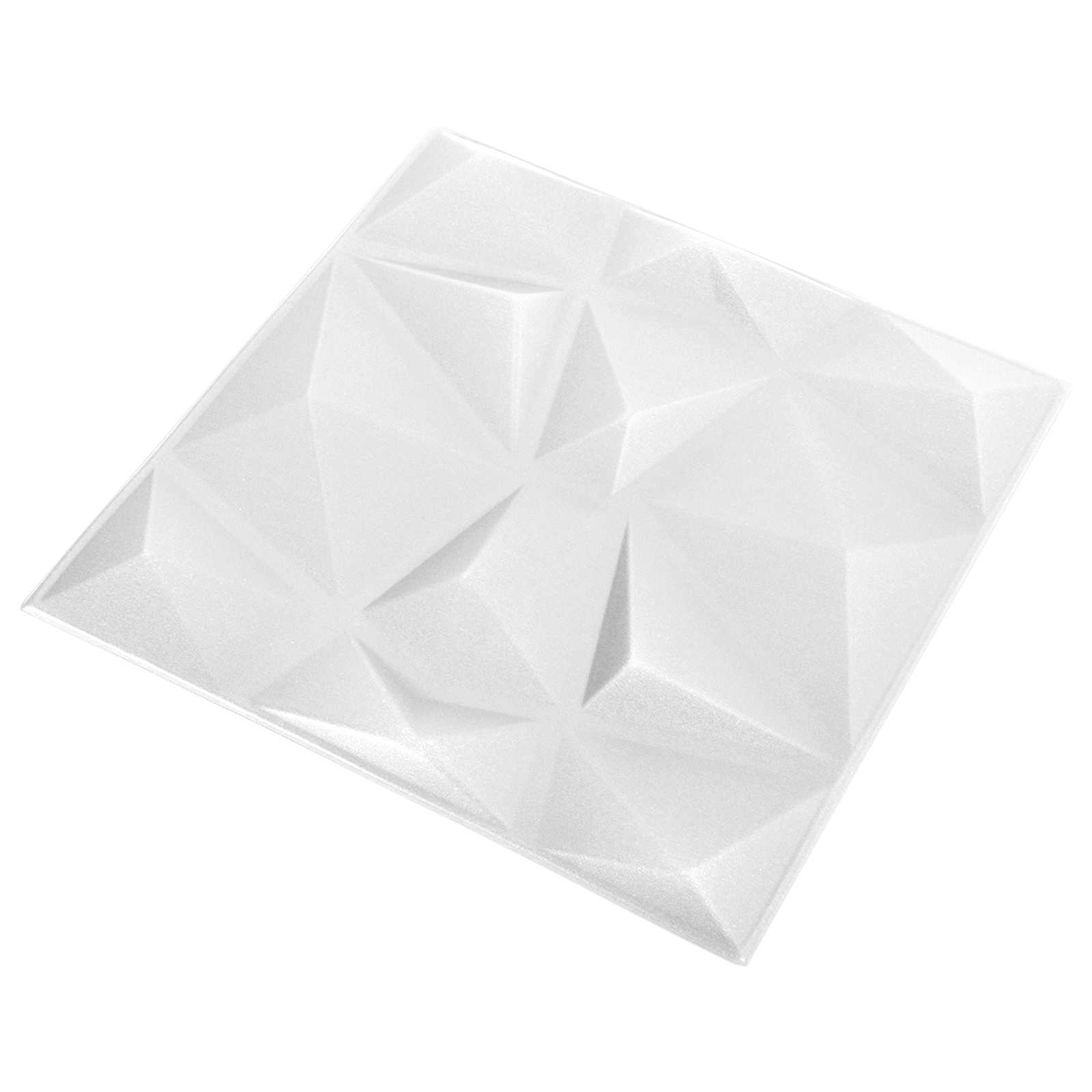 vidaXL Paneles de pared 12 pc 50 x 50 cm Espuma XPS Multicolor