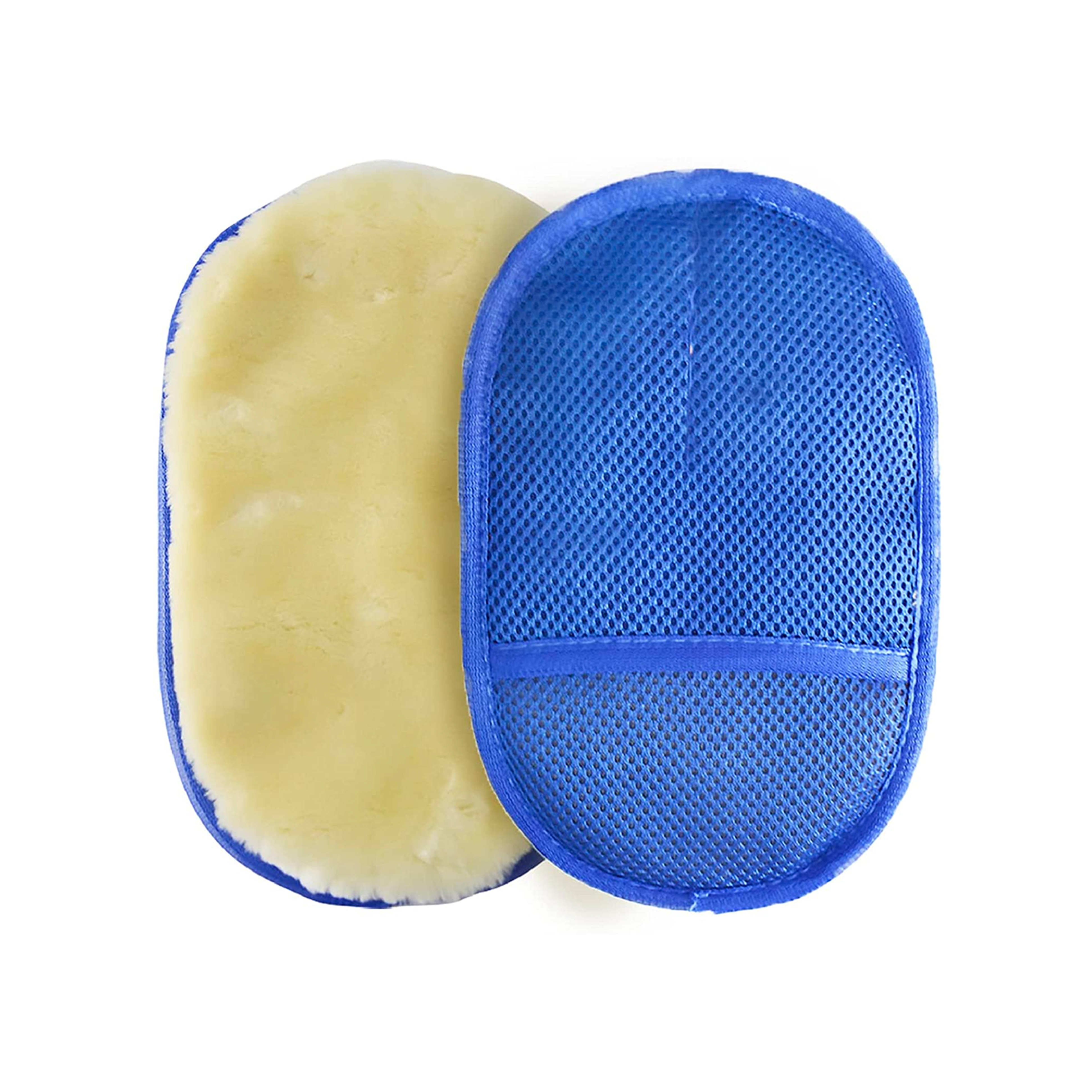 Enerfero-Guantes de limpieza para el coche,Guante de Lavado para Lavado de Automóviles y Motocicletas,Sin arañazos y sin pelusas, Reutilizables,Super Absorbente,Color Azul,2Pcs
