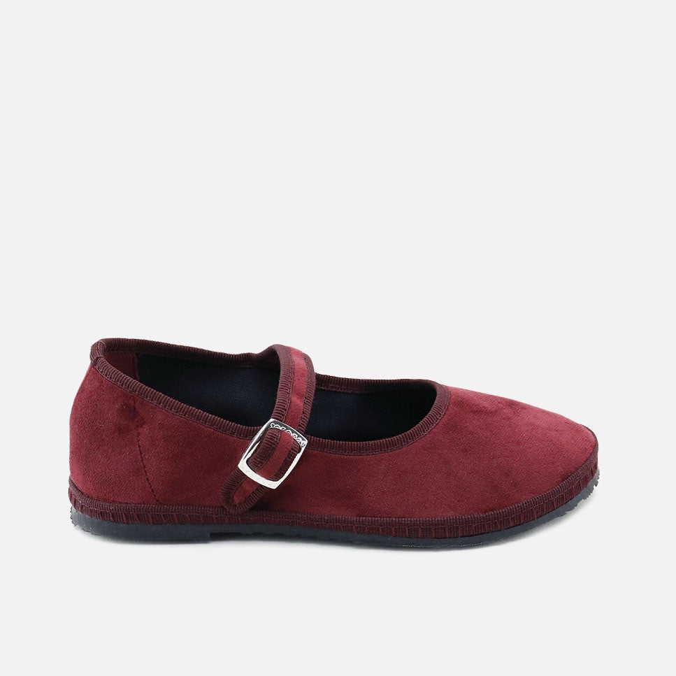 Merceditas Velluto Vino Eli By Venezianas | Eli 1957