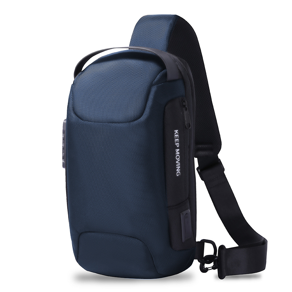 CA Bolso bandolera para hombre de verano, antirrobo, impermeable, recargable, informal, cómodo, de moda urbana, tipo baúl deportivo, producto de alta gama.